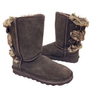 BearPaw Shoes Bearpaw Eloise Chocolate Brown Suede Winter